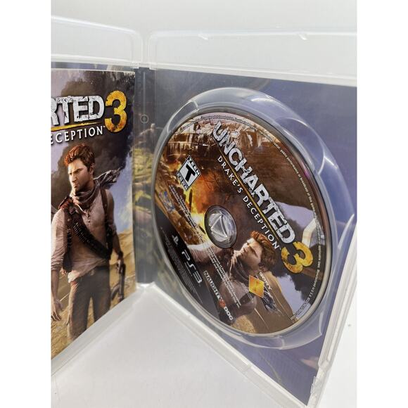 Uncharted 3 Drake's Deception PS3 PlayStation 3 Complete CIB - Tested - Picture 5 of 7